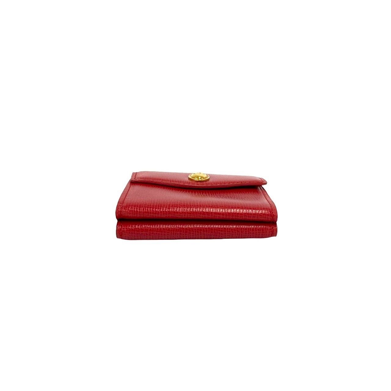 Dior Vintage CD Logo Leather Trifold Wallet Mini — view 6