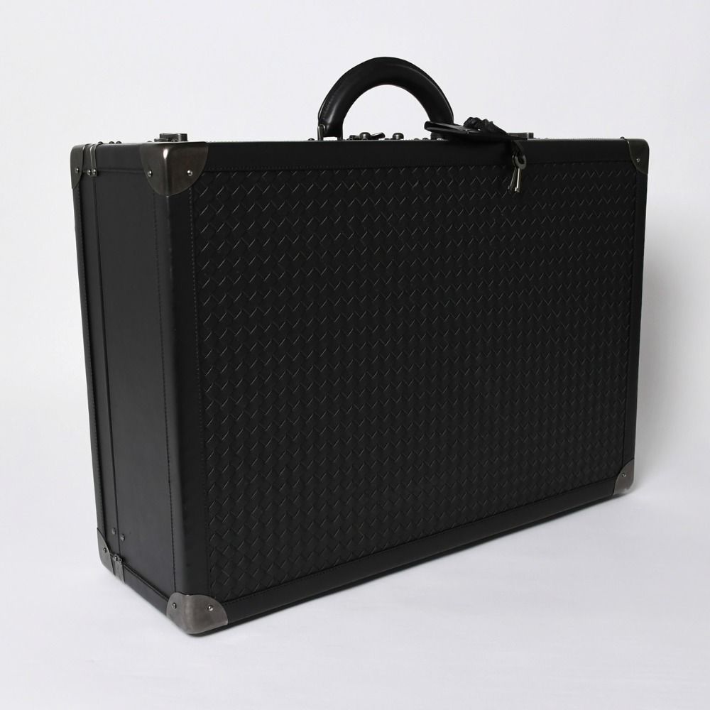 Bottega Veneta Hard Trunk Bag Black — view 3