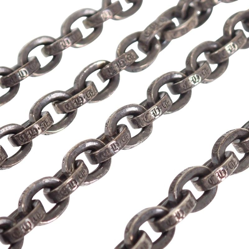 Chrome Hearts Paper Chain Necklace 925 Sterling Silver 30 Inch — view 4