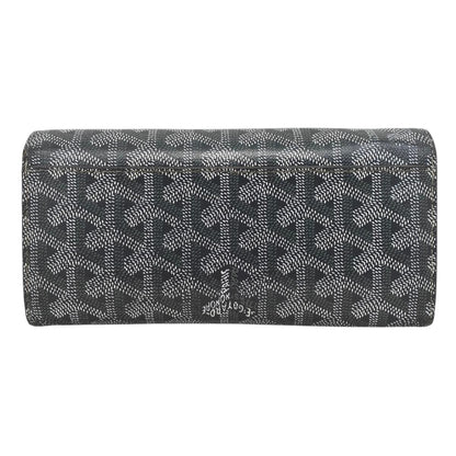 Goyard Bifold Wallet Varennes Leather Logo Gray Yellow Silver — view 2