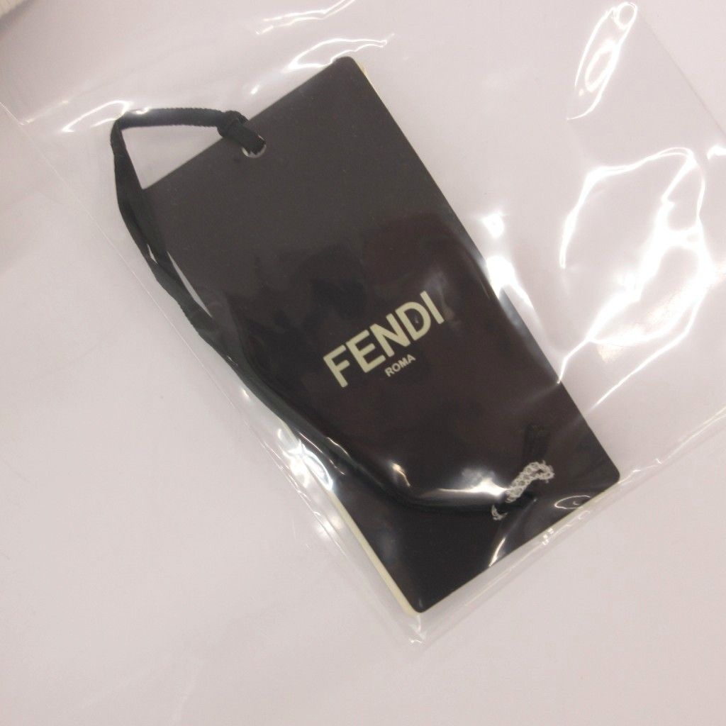 Fendi Tag Sweatshirt Short Length Logo Embroidery Switch Long Sleeve Xxs White — view 6