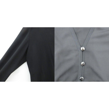 Saint Laurent Set Top and Bottom Cardigan Mid Length Dress Calf Short Sleeve L — view 7