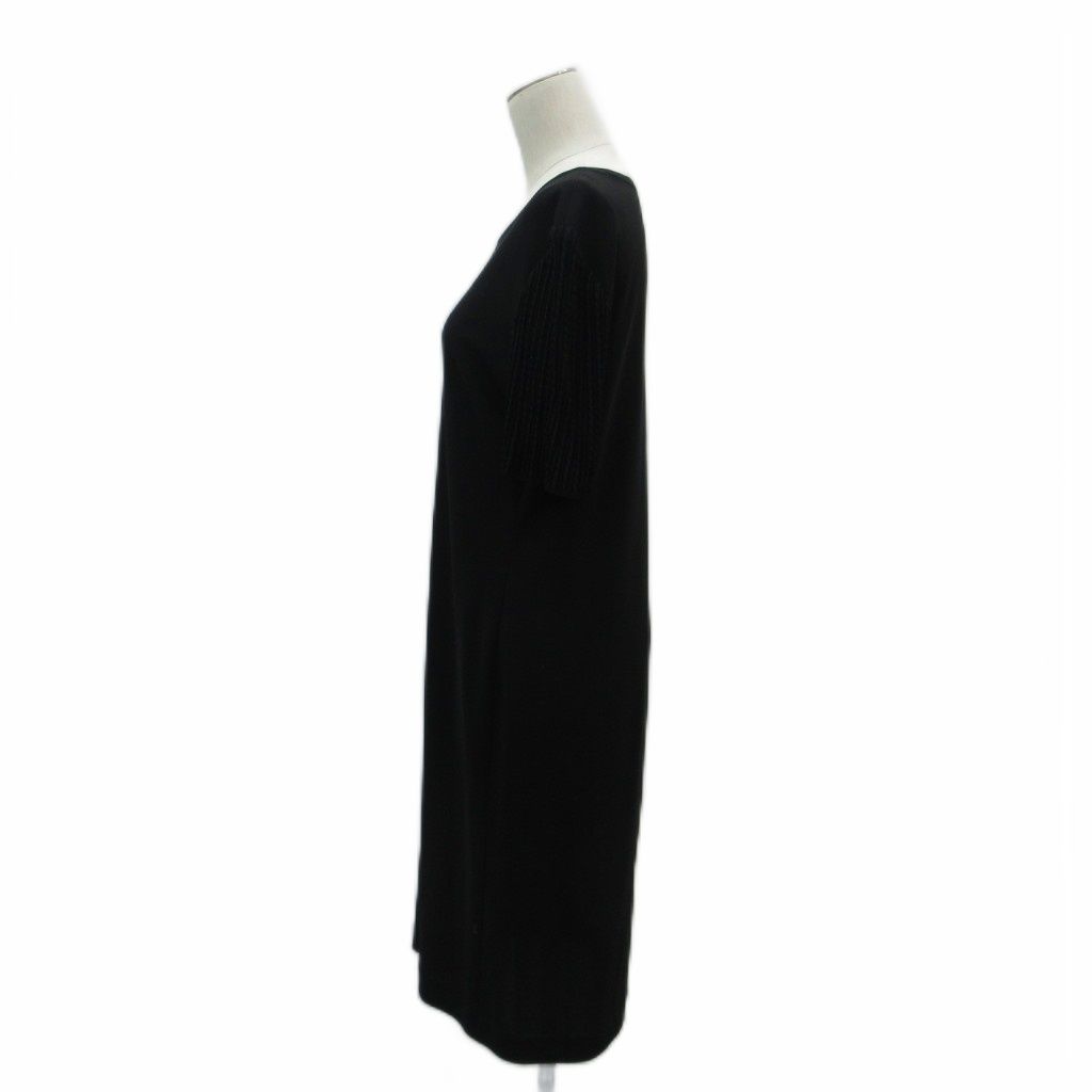 Saint Laurent Set Top and Bottom Cardigan Mid Length Dress Calf Short Sleeve L — view 3