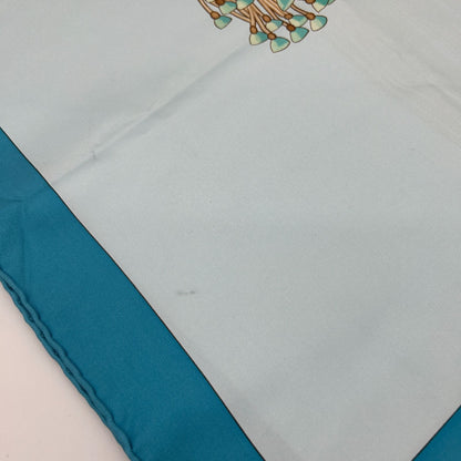 Hermes Carre 90 Blue Moroccan Ceremonial Scarf — view 4