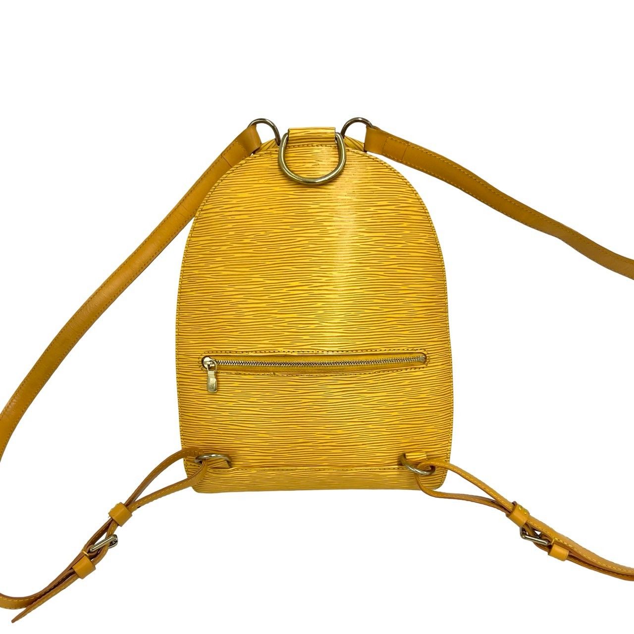 Louis Vuitton Vintage Mabillon Epi Leather Backpack Tassili Yellow — view 3