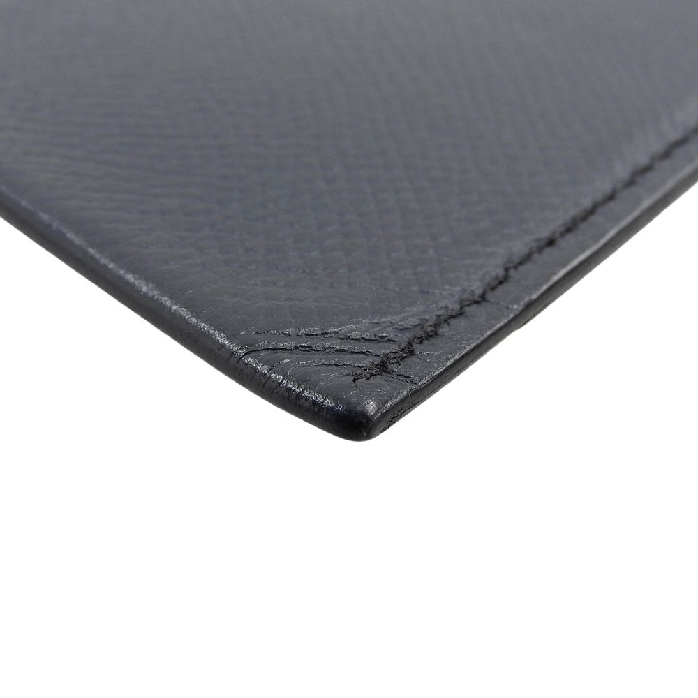 Hermes MC2 Gama Epsom Bicolor Leather Card Case Black Navy — view 3