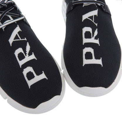 Prada Big Logo Knit Sneakers Black 37.5 — view 3