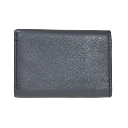Balenciaga Paper Mini Wallet Trifold Gray Leather — view 3