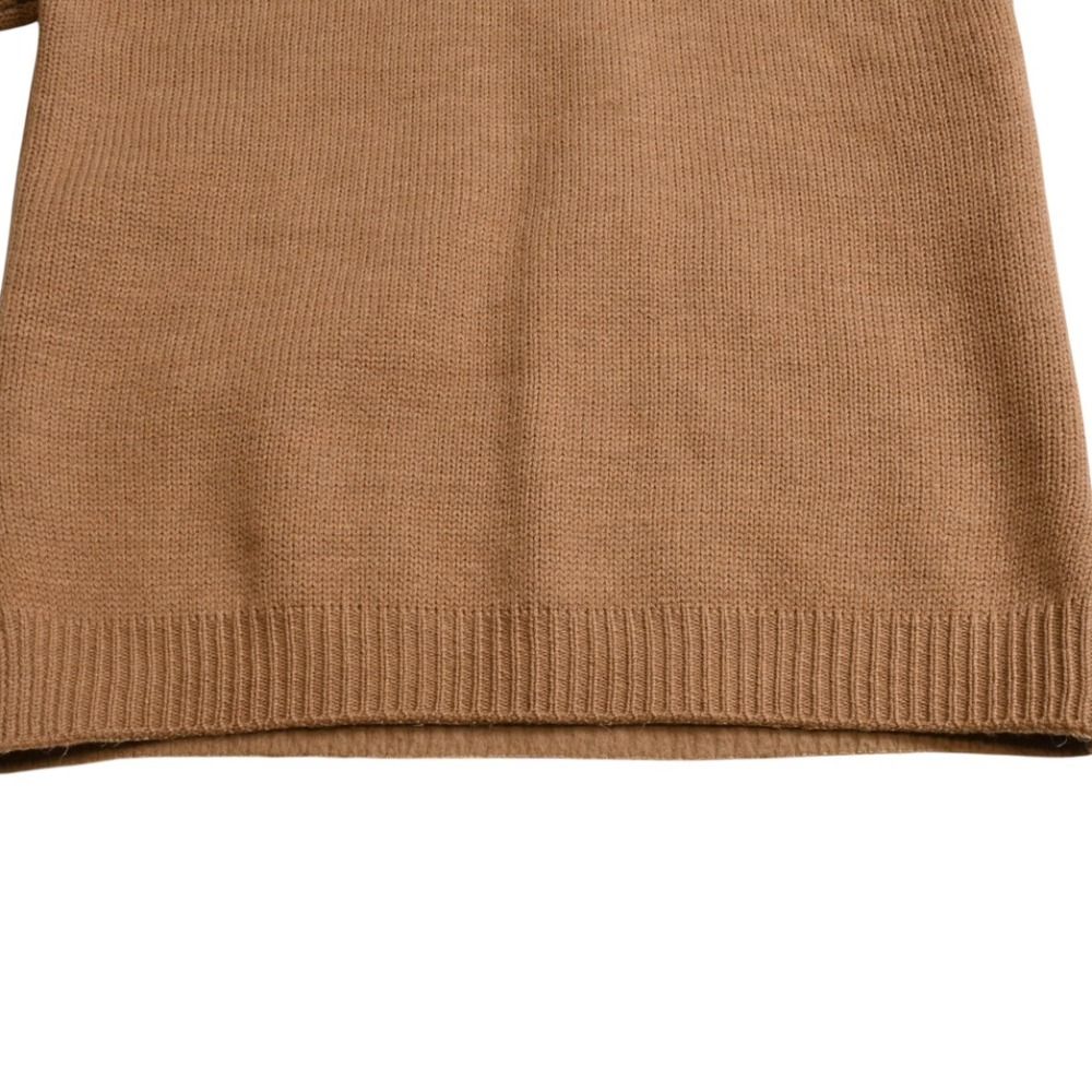 Miu Miu Short Sleeve Knit Beige Sweater — view 6