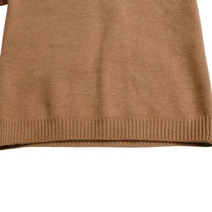 Miu Miu Short Sleeve Knit Beige Sweater — view 6