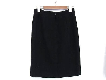 Chanel CC Logo Suit Jacket & Skirt Set Black — view 6