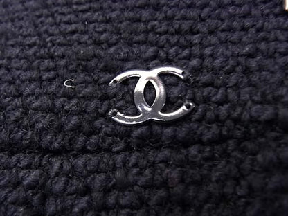 Chanel CC Logo Suit Jacket & Skirt Set Black — view 7