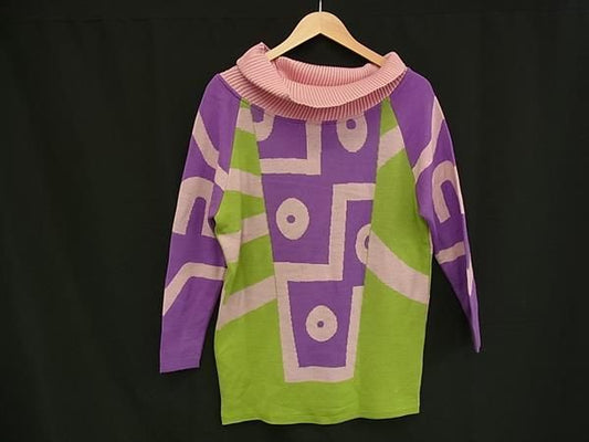 Versace Gianni Knit 0 Purple Sweater