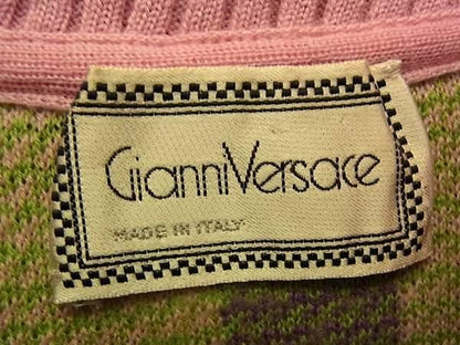 Versace Gianni Knit 0 Purple Sweater — view 3