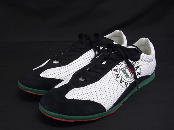 Dolce & Gabbana Leather Suede 8) Shoes Black
