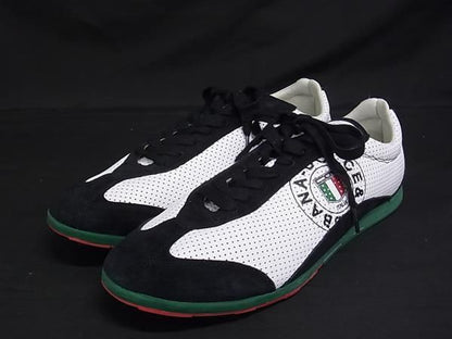 Dolce & Gabbana Leather Suede 8) Shoes Black