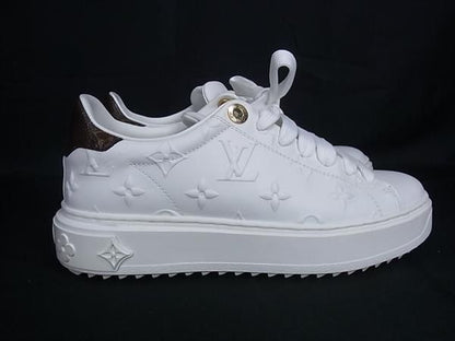 Louis Vuitton Monogram Time Out Line Sneakers 35 Shoes Off White — view 2