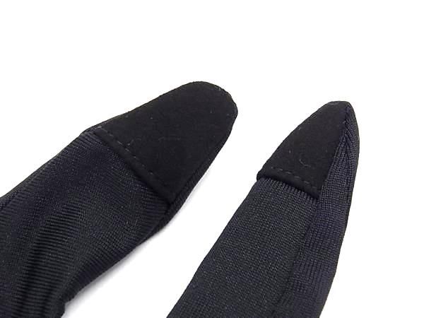 Balenciaga Nylon Ski S Black Gloves — view 5