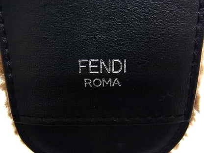 Fendi Zucca Pattern Strap Sleeve Shoulder Pad for Bag Brown — view 3