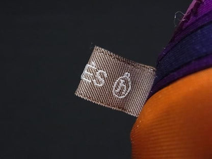 Hermes Petit Ash Ornament Key Holder Bag Charm Purple Orange — view 4