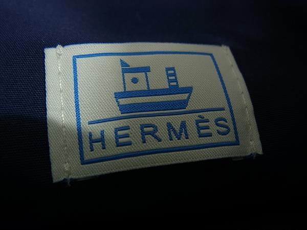 Hermes Petit Chartier Canvas Shoulder Bag White — view 6