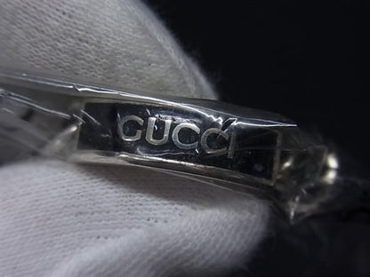 Gucci Unopened Golmet Chain Silver Ring — view 3