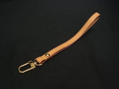 Louis Vuitton Key Holder Key Ring Charm Brown — view 2