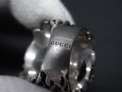 Gucci Lion Head Silver Ring — view 4