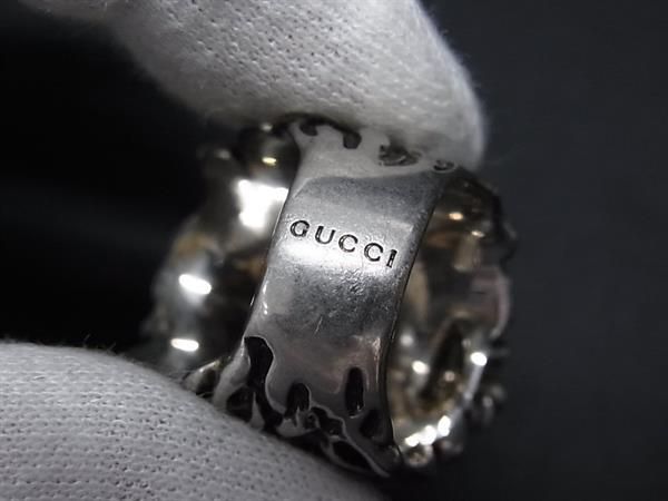Gucci Lion Head Silver Ring — view 4