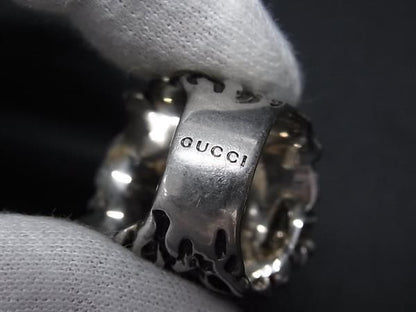 Gucci Lion Head Silver Ring — view 4