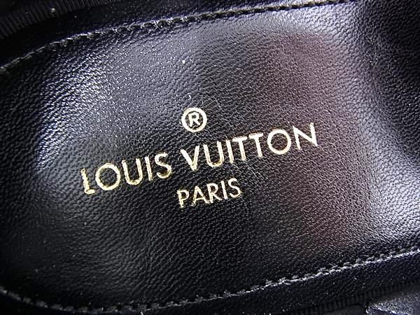 Louis Vuitton Damier Auteuil Line 7.5 Shoes Black — view 5