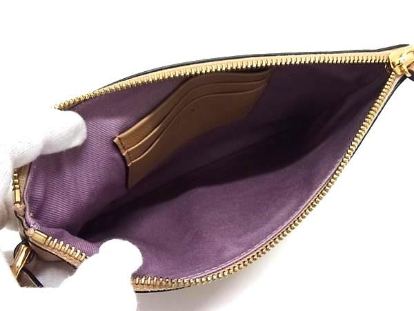 Versace Medusa Leather Clutch Multi Pouch Brown — view 3