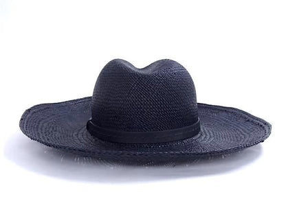 Gucci Straw Folded Hat L Navy — view 2