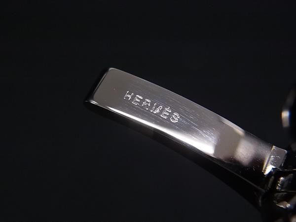 Hermes Phil Glove Holder Charm Silver Gloves — view 3