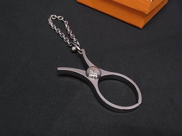 Hermes Phil Glove Holder Charm Silver Gloves