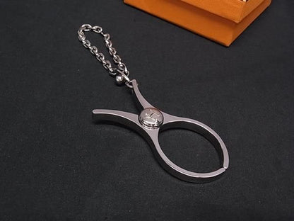 Hermes Phil Glove Holder Charm Silver Gloves