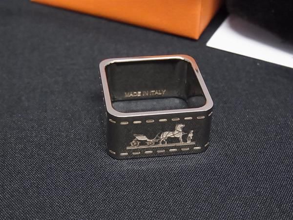 Hermes Bolduc Scarf Ring Closure Gold