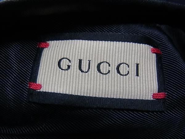 Gucci GG Marmont Wool Nylon Beret M 57 cm Orange — view 5