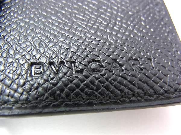 Bvlgari Leather 6 Hole Notebook Cover Schedule Book a Dos Address Black Agenda — view 6