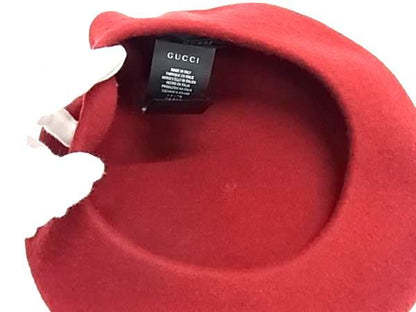 Gucci Wool Beret M Red — view 3