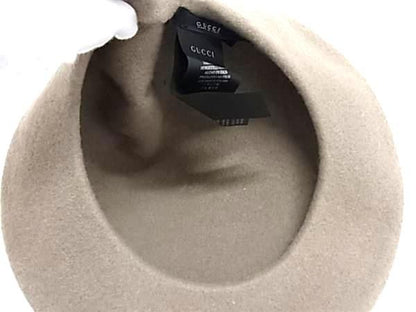 Gucci Wool Beret M Gray Jew — view 3