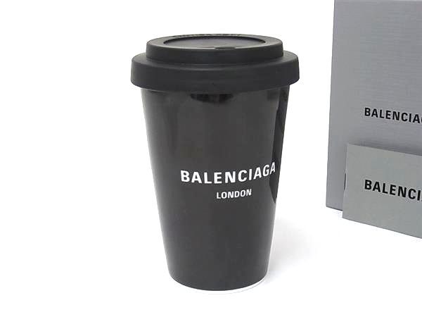 Balenciaga Cities London Tumbler Cup Tableware Black White