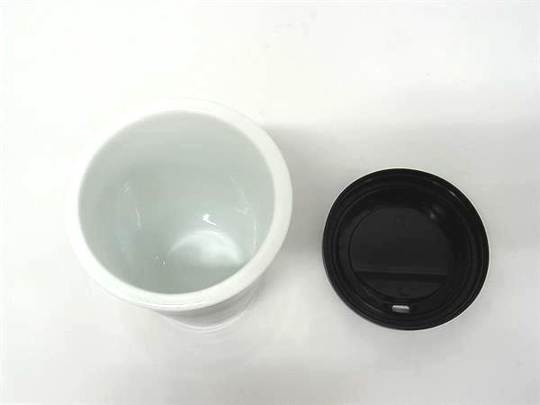 Balenciaga Cities London Tumbler Cup Tableware Black White — view 3
