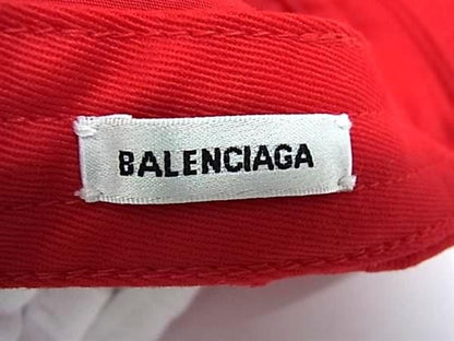 Balenciaga Cotton 100% Baseball Cap L 58 Red — view 6