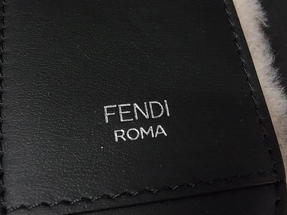 Fendi Zucca Pattern Strap Thread Shoulder Pad for Bags Ivory — view 3