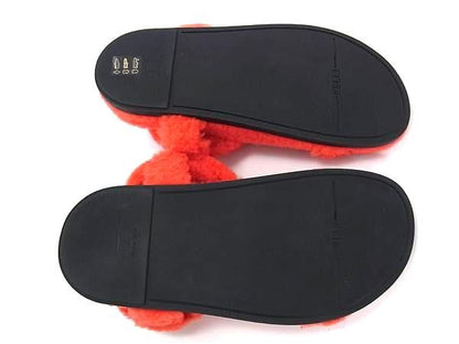 Fendi Shearling 37 Shoes Orange — view 4