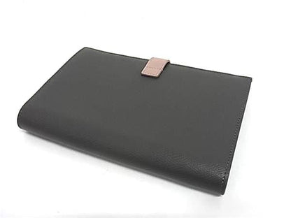 Celine Large Strap Wallet Leather Bifold Coin Purse Gray — view 2
