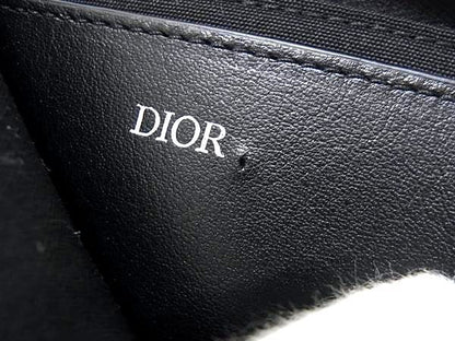 Dior CD Diamond L-shaped Zipper Wallet Black — view 5