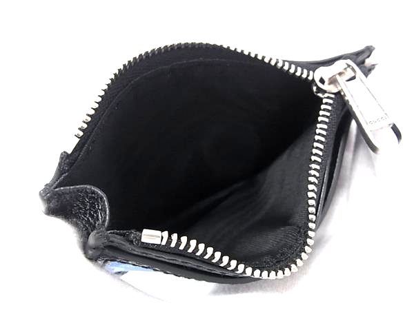 Gucci Off the Grid Nylon Leather Coin Purse Blue Black — view 3
