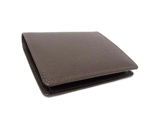 Louis Vuitton Taiga Portobier 3 Cult Cles Bifold Wallet Brown — view 2